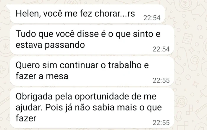 Depoimento anônimo de cliente do Studio Oracular